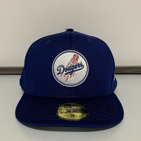 Los Angeles Dodgers New Era Clubhouse Batting Practice 59FIFTY Fitted Hat-New - Picture 1 of 9